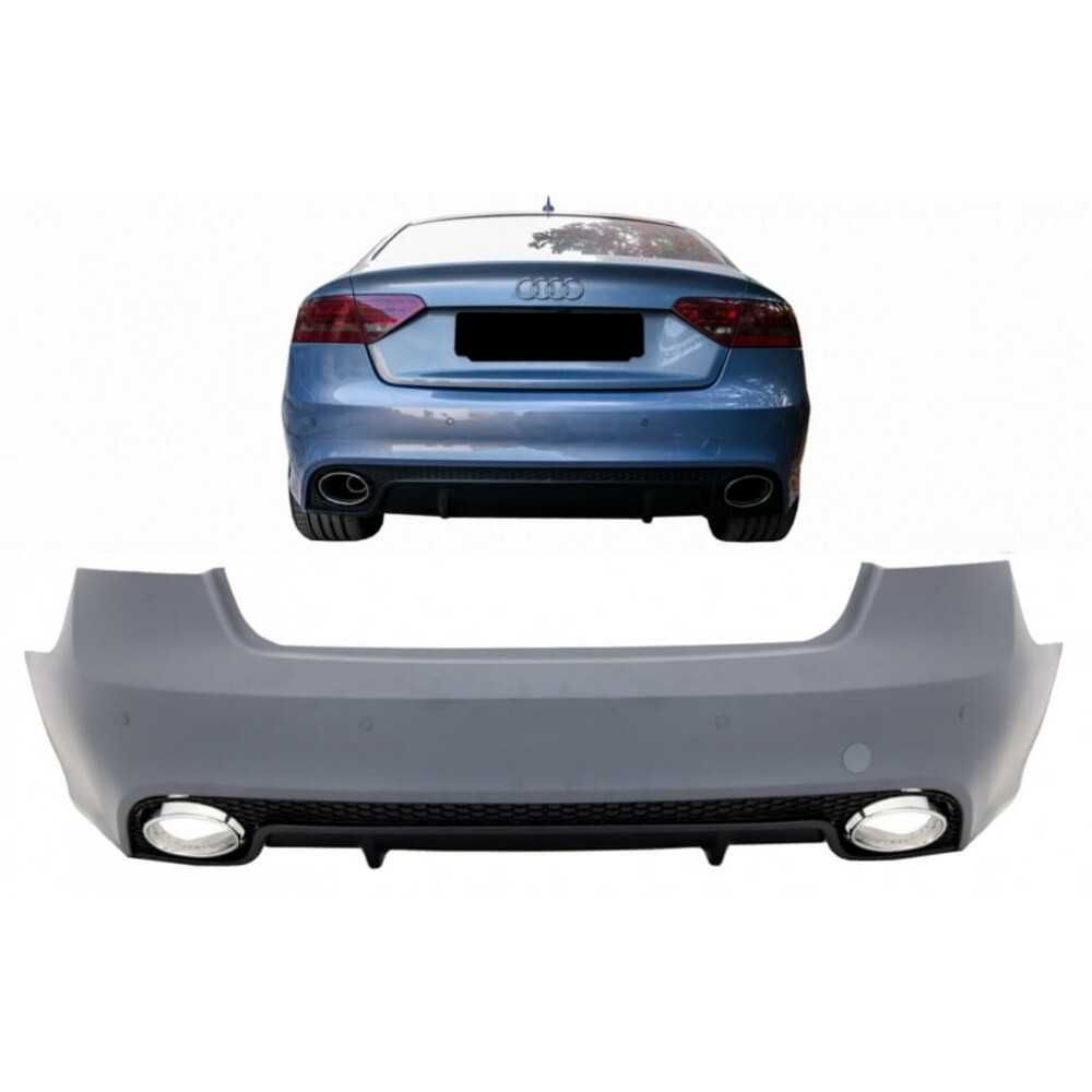 Para-choque traseiro RS5 AUDI A5 e S5 8T FASE 1 e 2 de 09/2009a06/2016