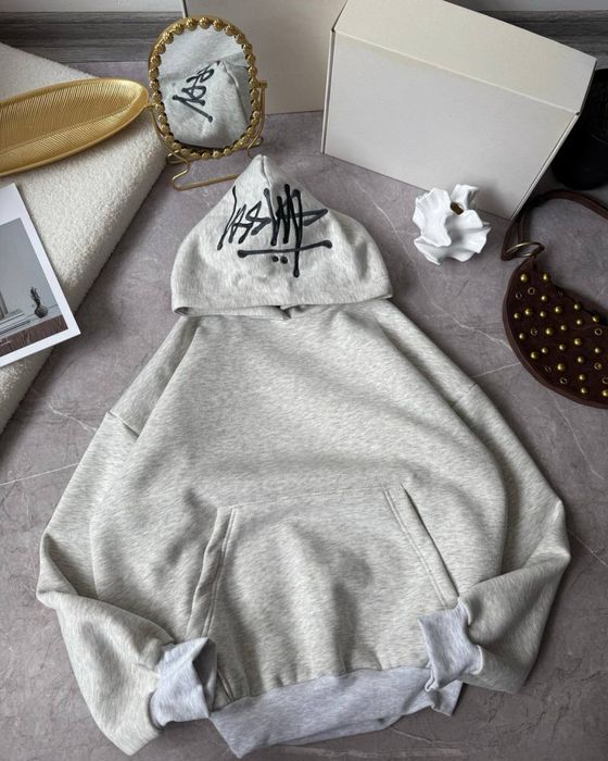 Худі Стуси оверсайз, жіноче/чоловіче худи Stussy, толстовка Стаси