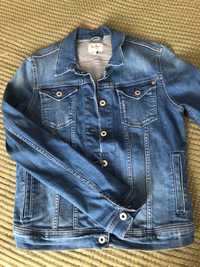 PEPE JEANS kurtka katana jeans Thrift PL400755 Niebieska Regular Fit