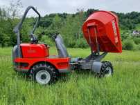 Wacker Neuson 4X4 Wozidło Budowlane 3tony Import Norwegia IDEALNY STAN KIPER+OBRÓT!  Zero luzów wycieków Serwisowane w DEKRA Automat jazda Niski przebieg!