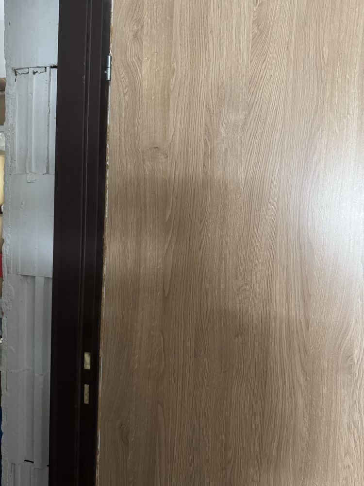 Drzwi 80 cm Pol-Skone 7 sztuk dąb z futryną metalową