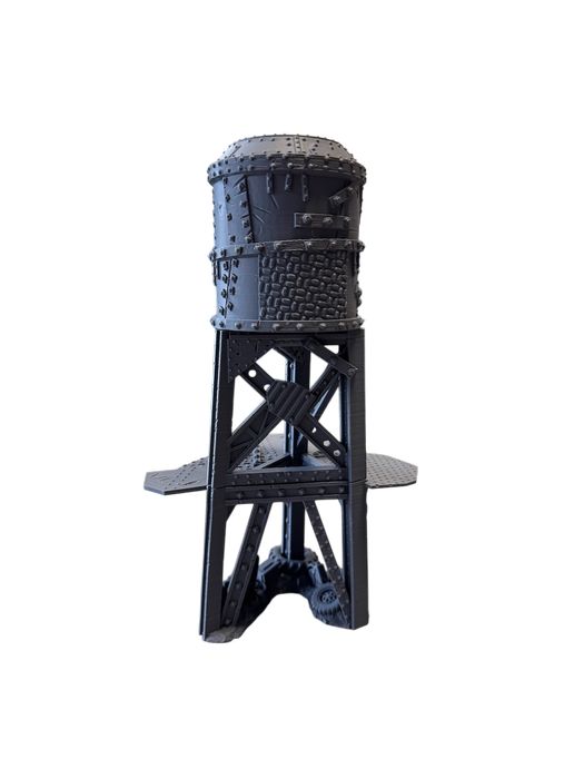 Orcza wieża ciśnień z platformą, druk 3D do gier bitewnych