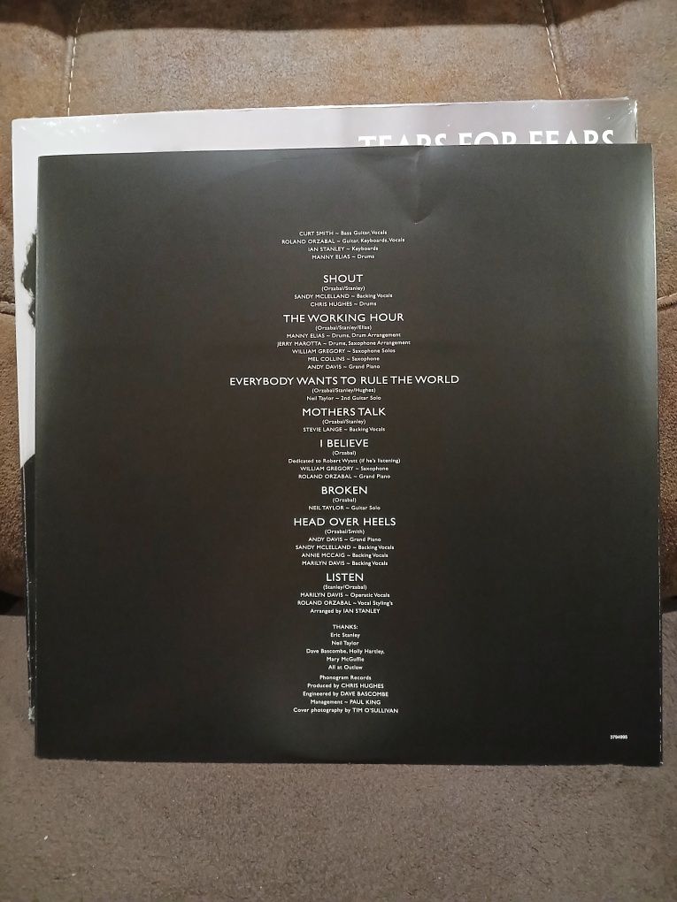 Tears For Fears - Songs From The Big Chair, 1LP, jak nowa