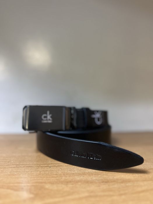 Чоловічий Ремінь Calvin Klein (CK) Чорний, Автоматична Пряжка