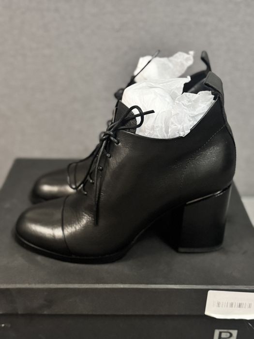 Туфлі ботільйонижіночі Prego шкіра 37р чорні