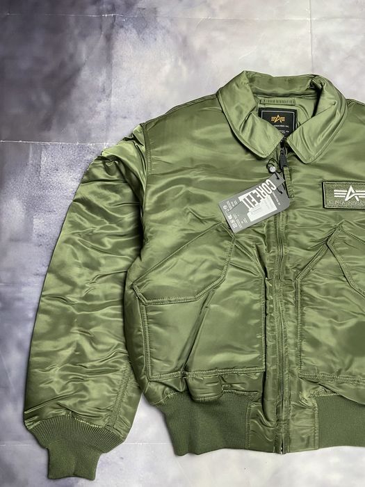 Alpha Industries CWU-45 Bomber Jacket Khaki Бомбер Альфа