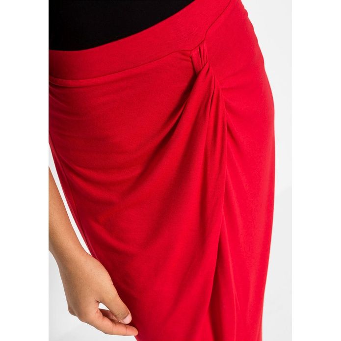 bonprix czerwona spódnica z ozdobnym wiązaniem 36-38