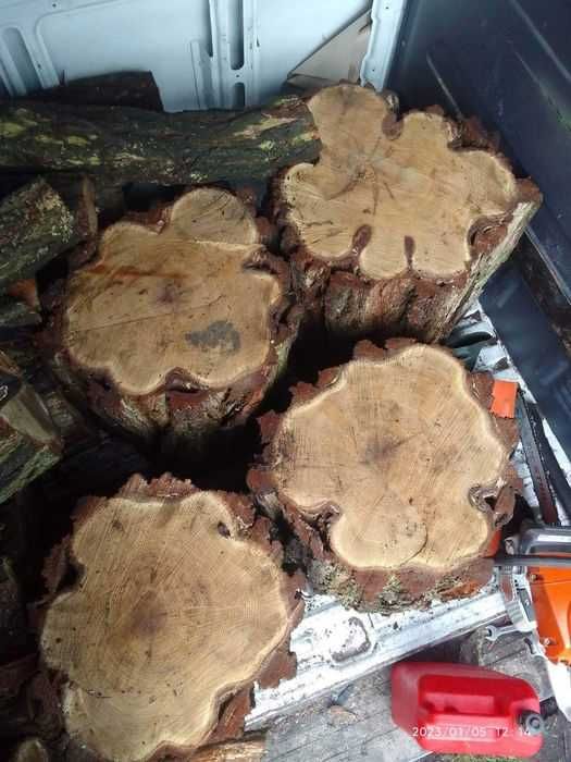 Drewno kominkowe opałowe sosna akacja Dębina