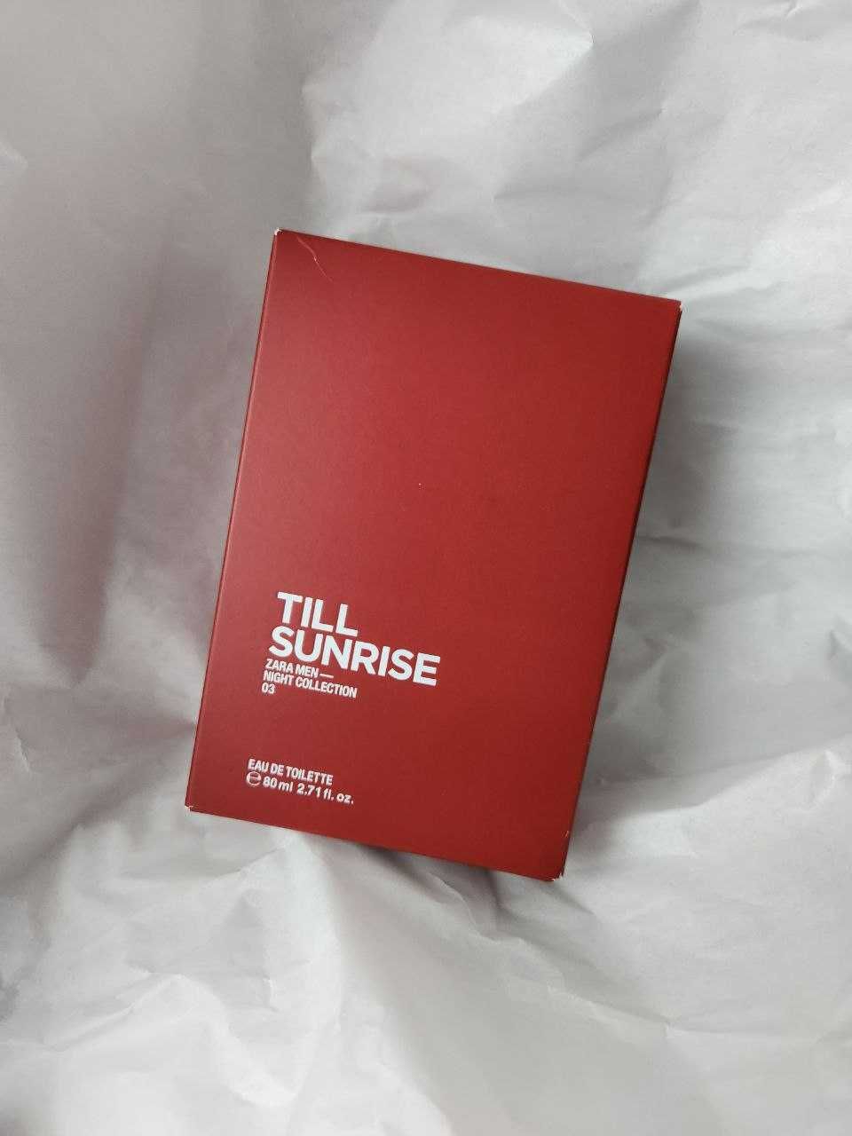 Парфумована туалетна чоловіча вода till sunrise zara 80ml