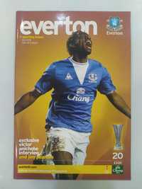 Programa oficial Everton Sporting Champions league 2009/ 10