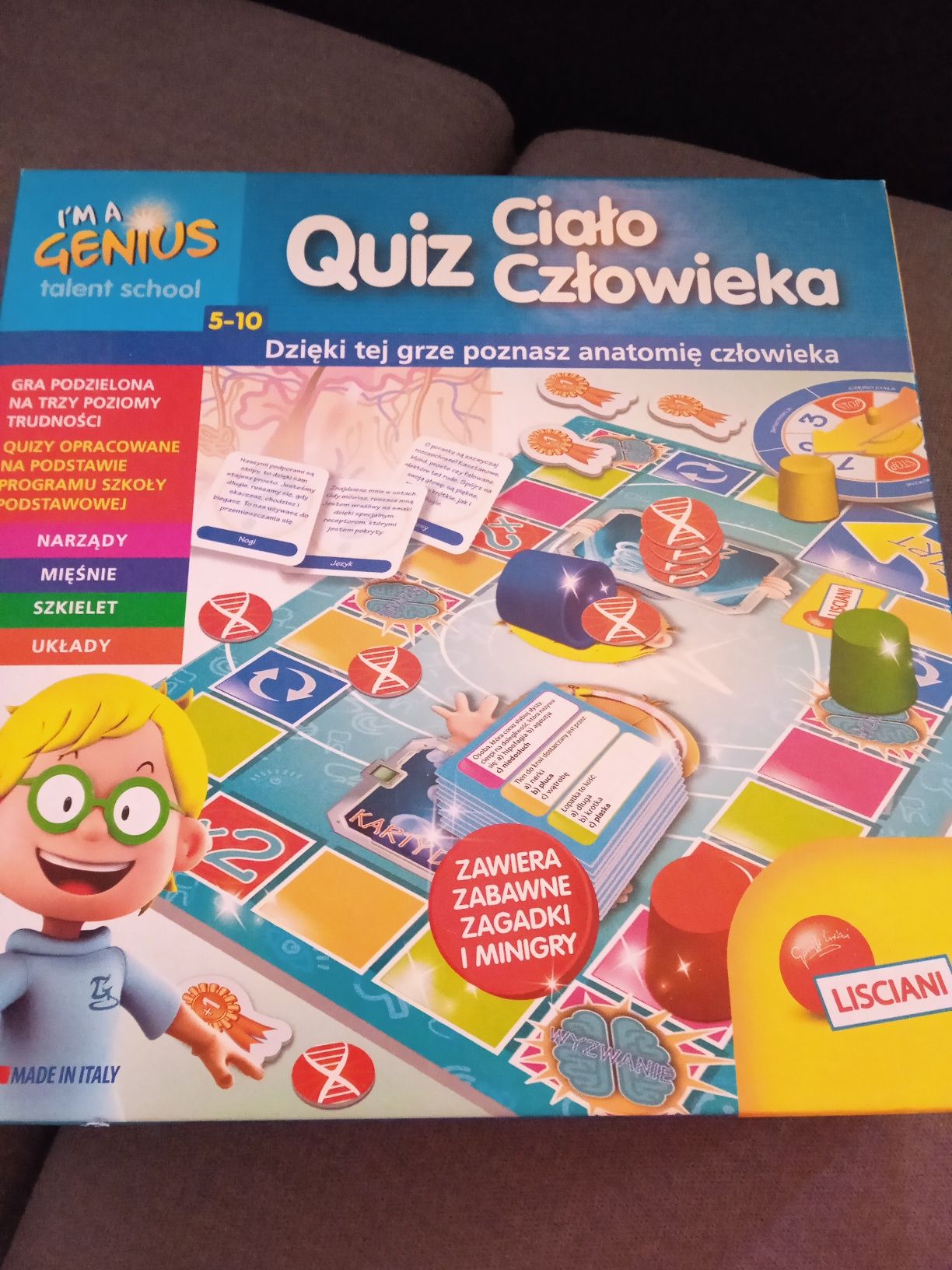 Gra quiz Ciało człowieka