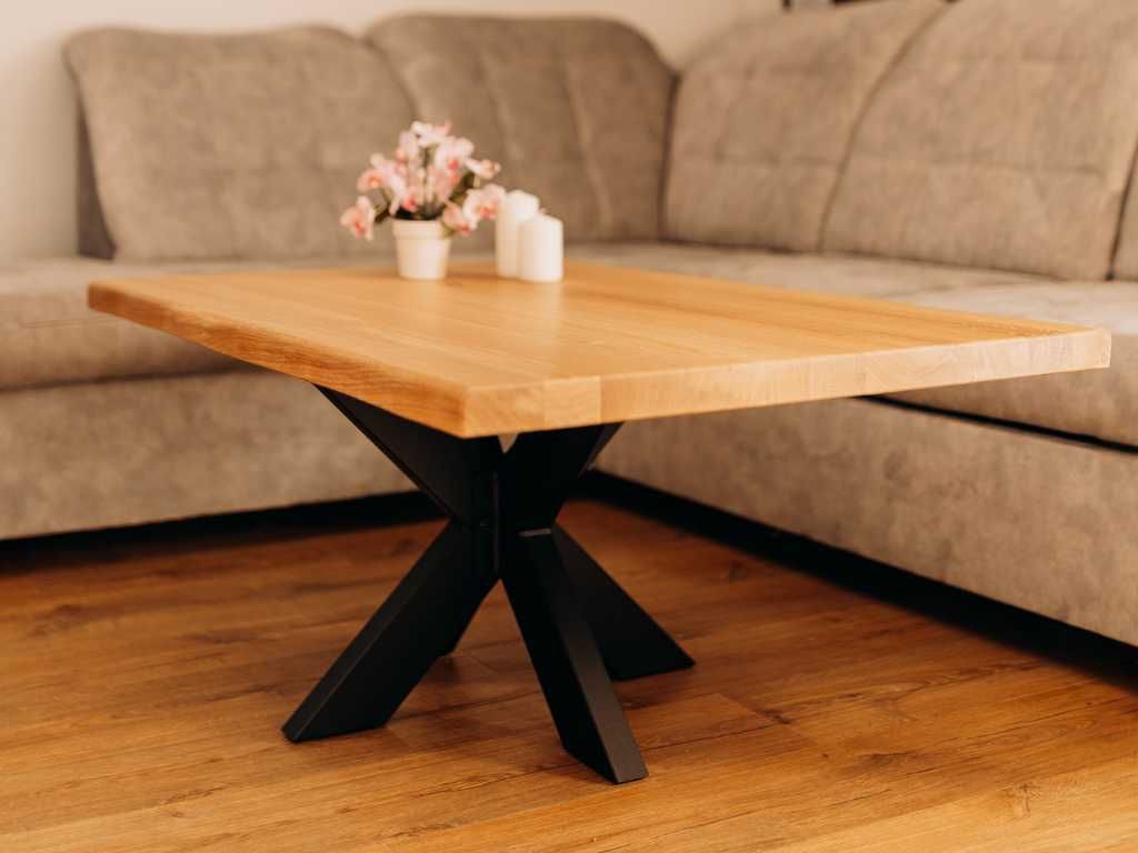 Stolik kawowy dębowy Loft