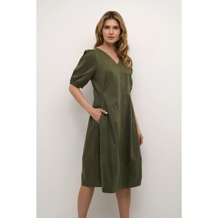 Sukienka Culture Antoinett letnia khaki 38
