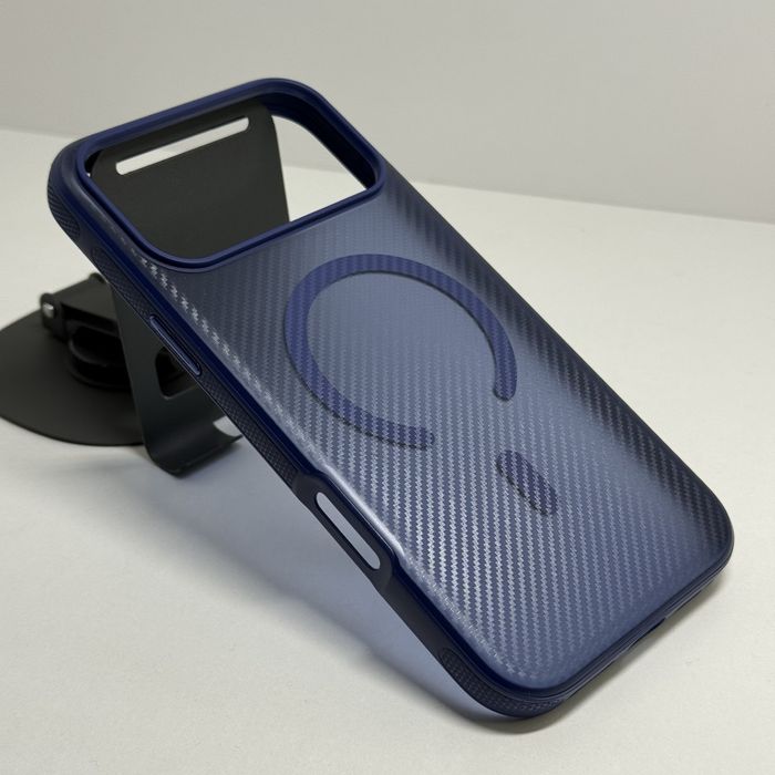 Чохол iphone 17 pro max матовий синій карбон. Чехол айфон 17 про макс