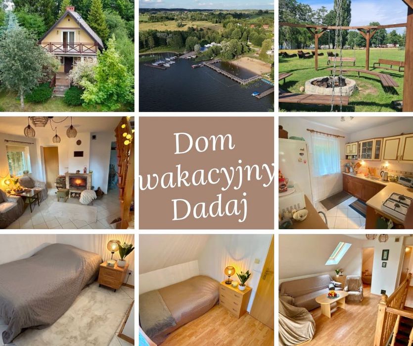 Całoroczny dom 10os nad j. Dadaj