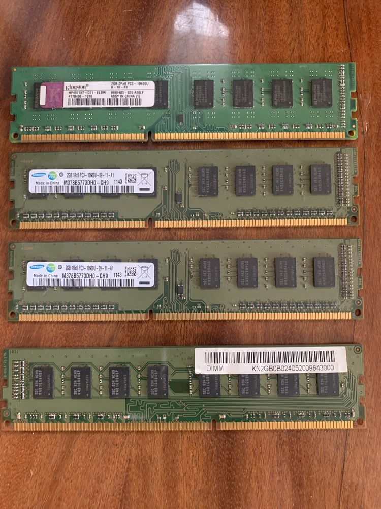 Ddr 3 2gb, 4 планки на 8gb