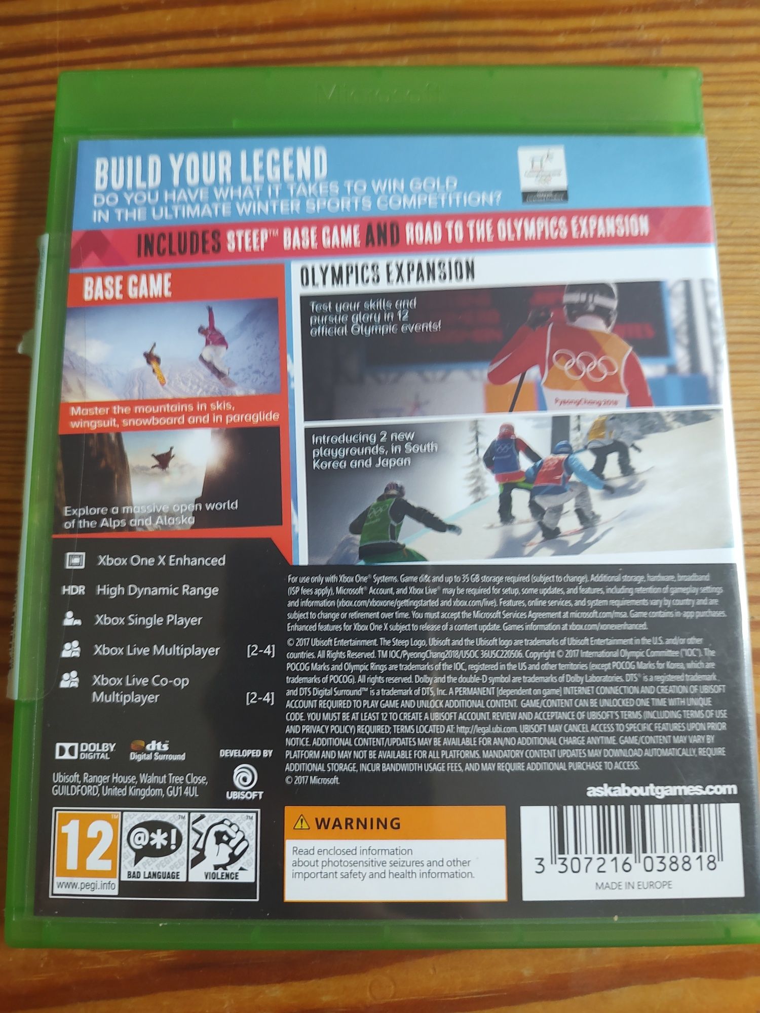Gra Xbox One Steep Winter Edition 2018, wersja pudełkowa stan idealny