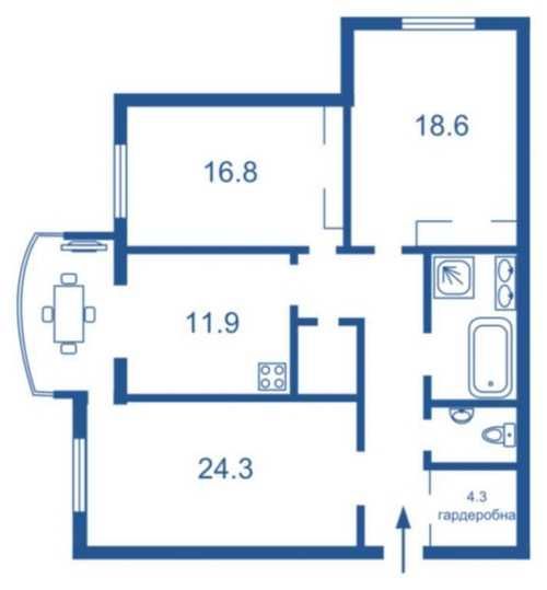 Аренда 3 комнатной квартиры 116 кв.м. на Оболоне,ЖК Оазис, с панорамой