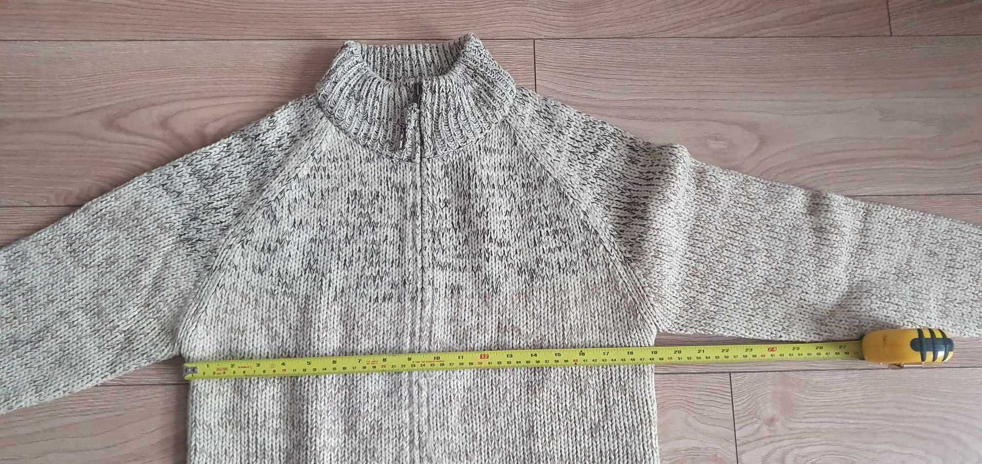 Męski Kardigan/Sweter na Zamek