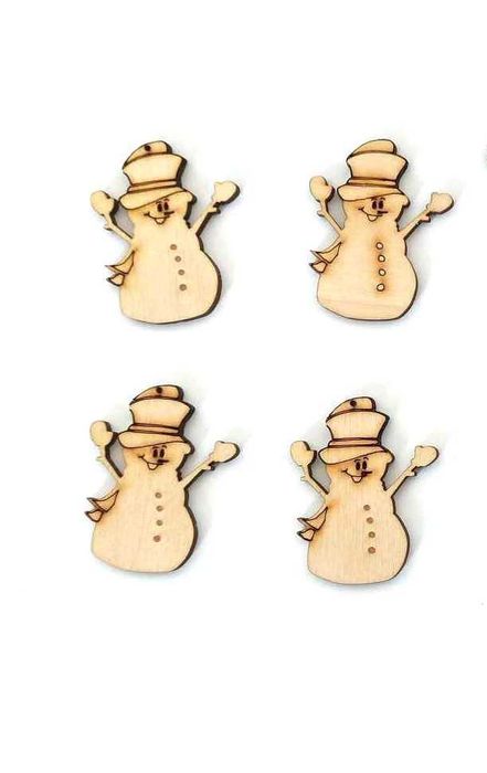 50 szt Wesołe Bałwanki, Bałwan ozdoby świąteczne