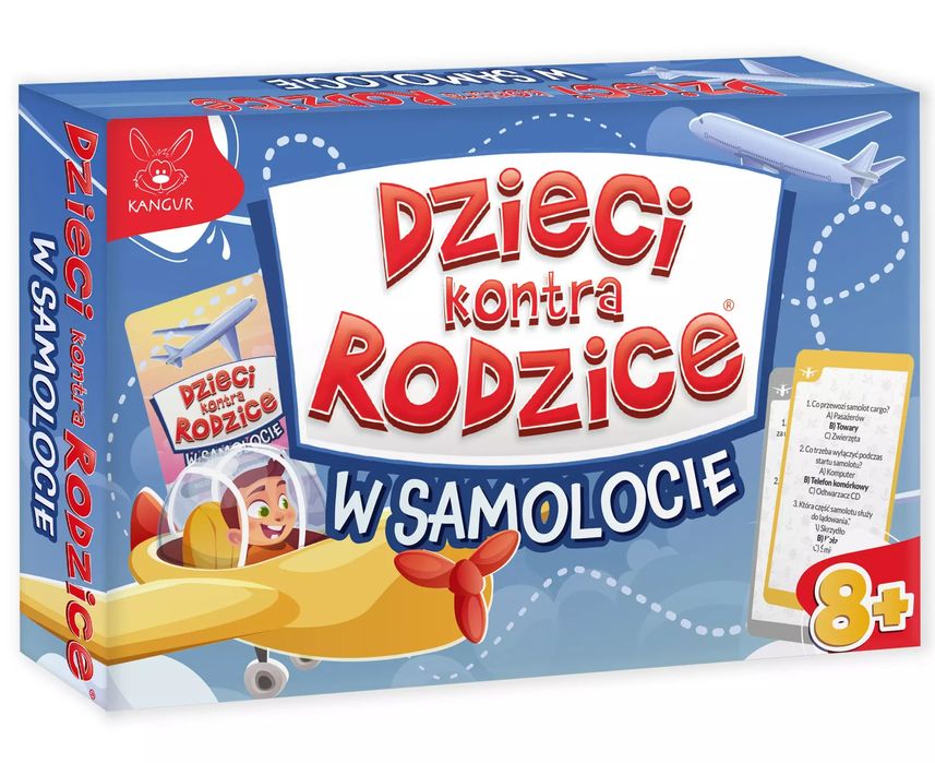 Dzieci kontra Rodzice. W samolocie. Kangur