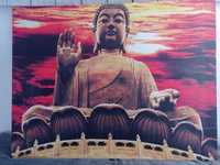Картина Будда холст печать на подрамнике 90*70 см