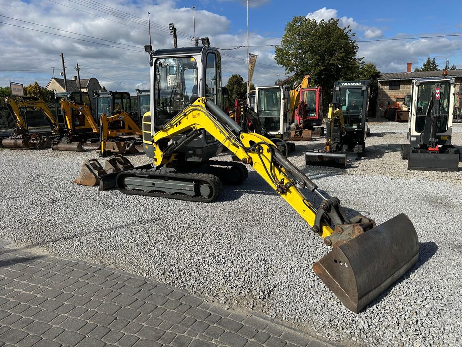 Minikoparka Wacker Neuson. EZ28 z VDS 2014 roku 1 WŁ waga 3000kg