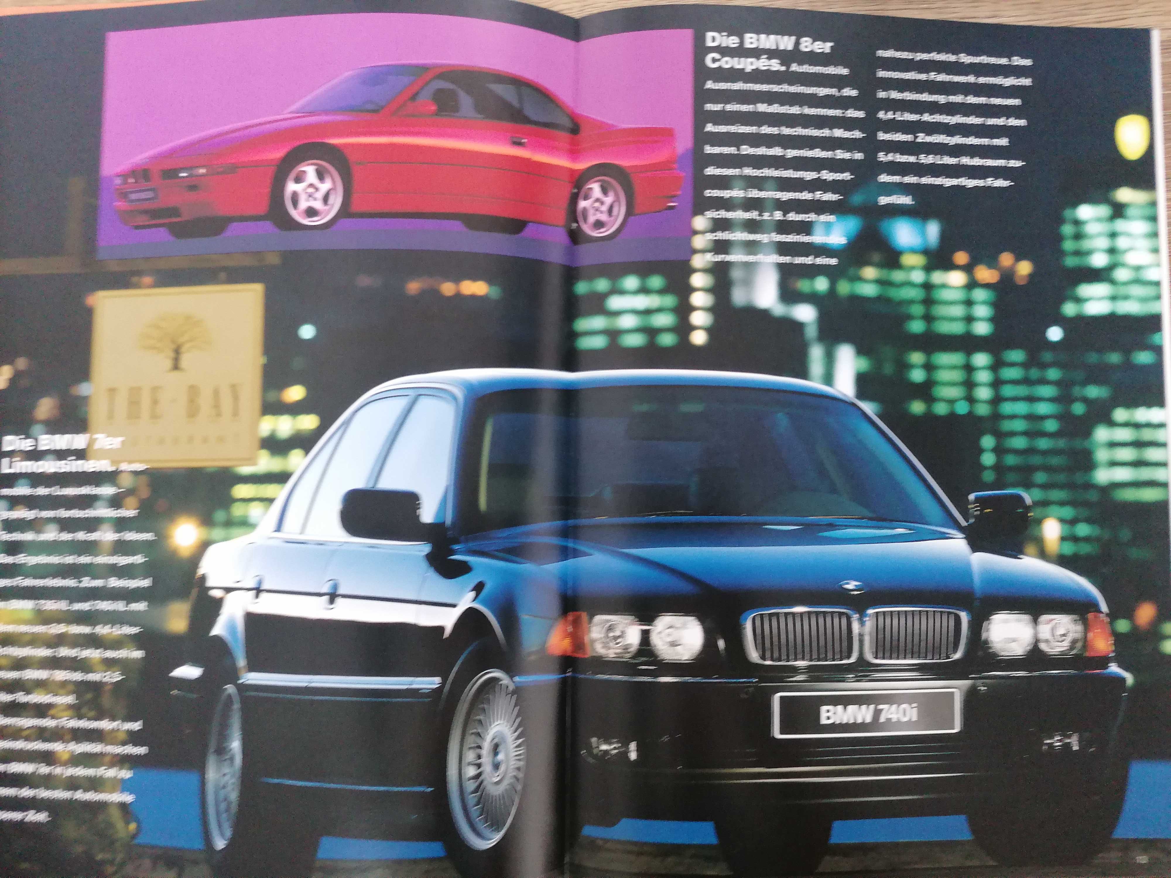Prospekt BMW program 1996 rok.
