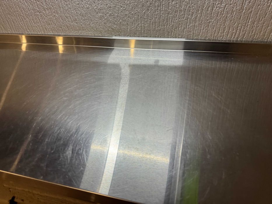 Стіл виробничий з полкою Tehma 120×60 і 150×60 см. Нержавійка AISI 430