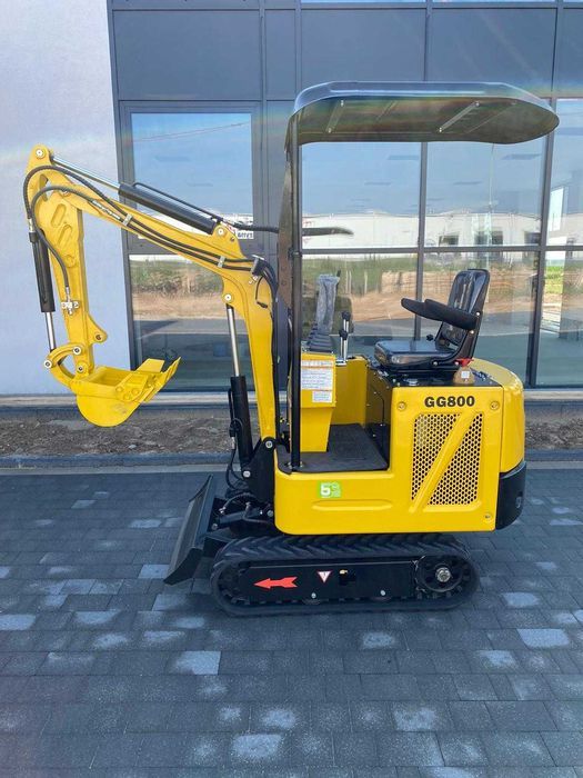 Minikoparka LEASING Nowa minikoparka + osprzęt Günter GG800 Minikop