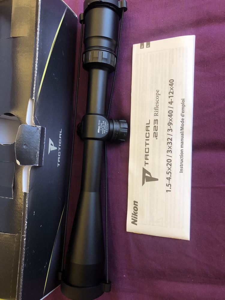 Оптический прицел Nikon P Tactical 4-12x40 .223 Matte BDC