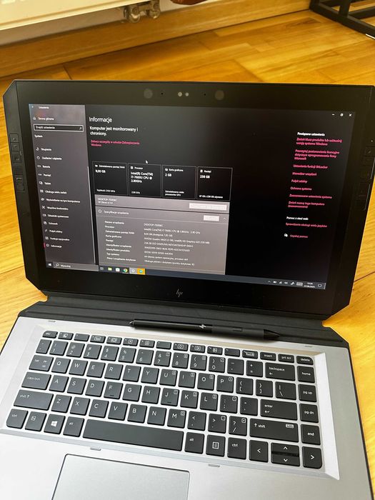 HP ZBook x2 G4 + pióro