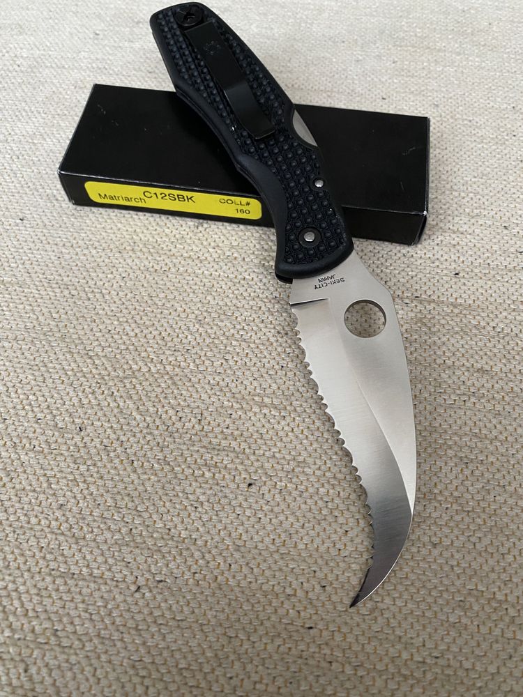складний ніж Spyderco Matriarch ATS-55 #160 2001 рік Discontinued!