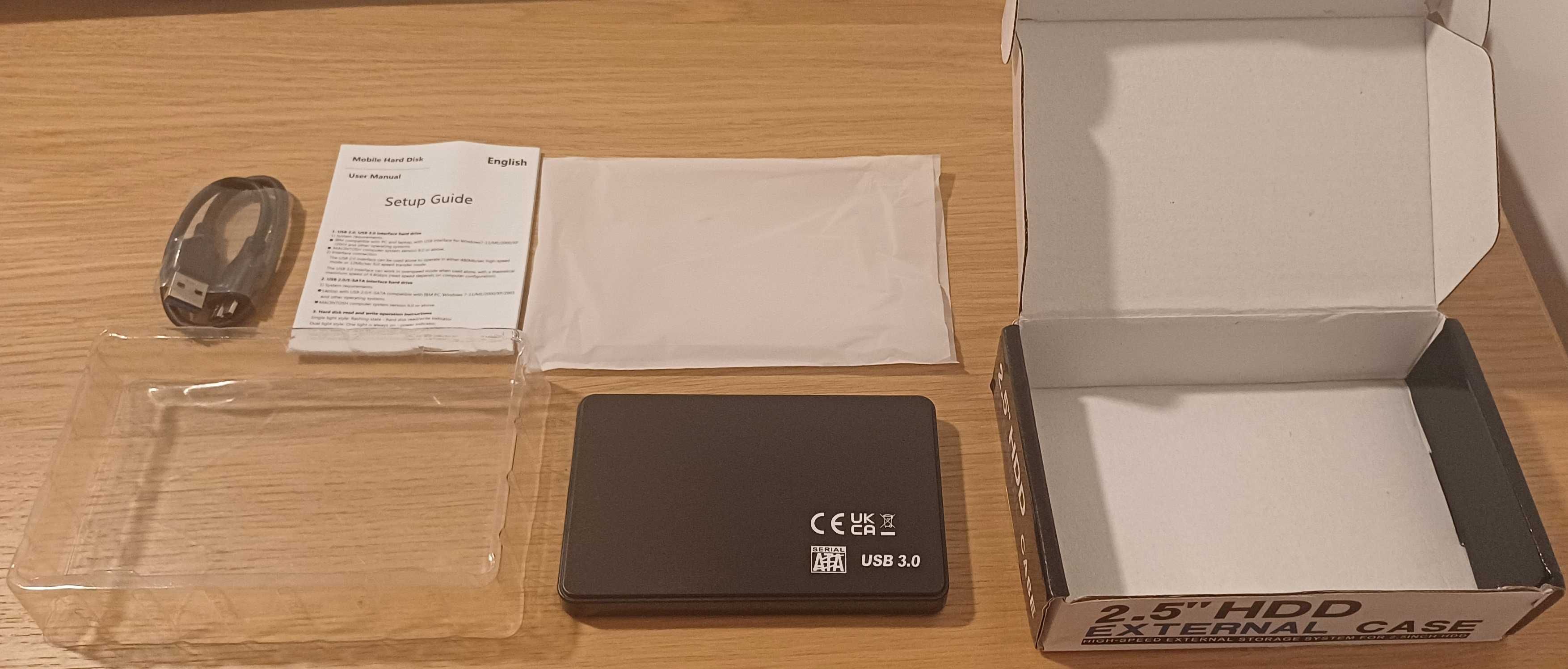 Dysk zewnętrzny 160 GB przenośny 2,5 HDD, USB 3,0 nowy