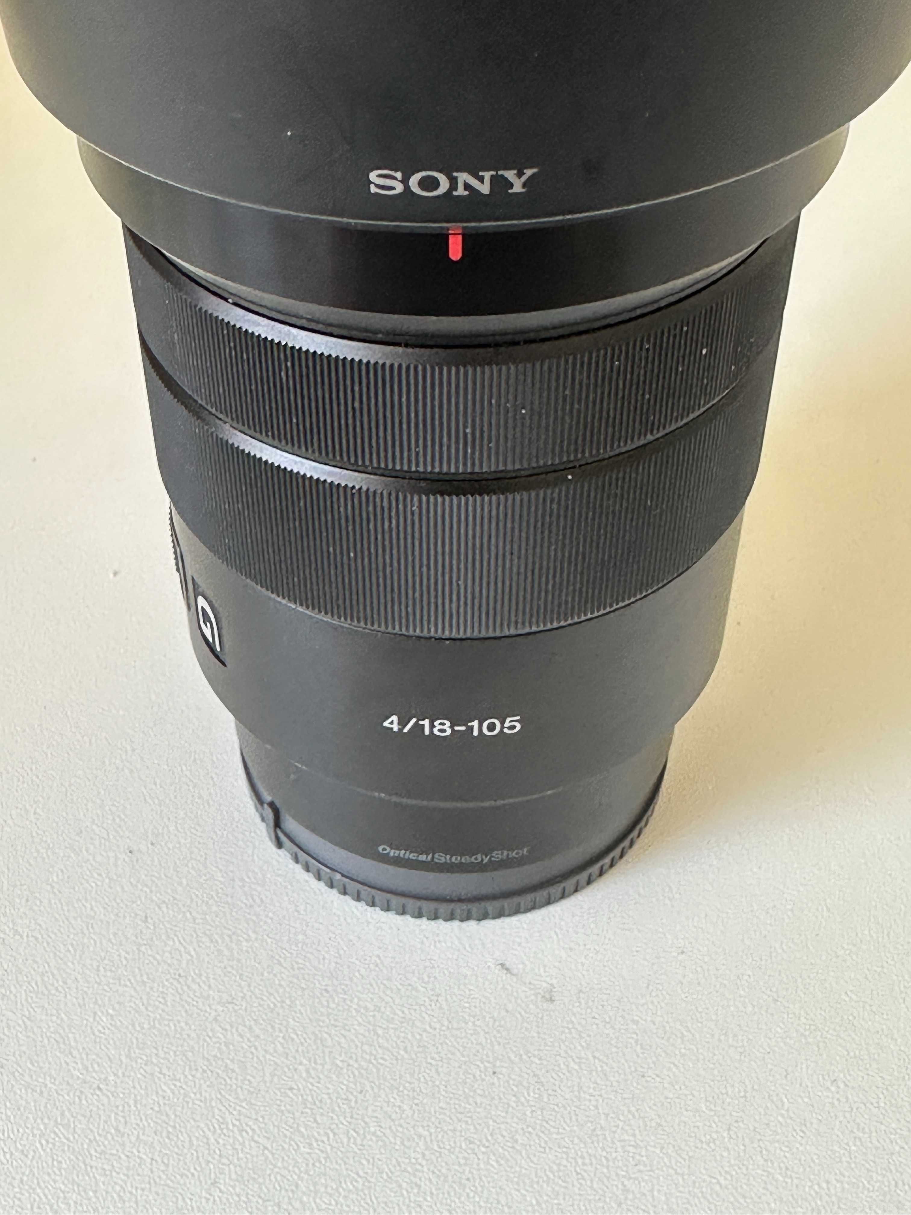 Objetiva Sony SELP18105G E PZ 18-105mm f/4.0 G - APS-C