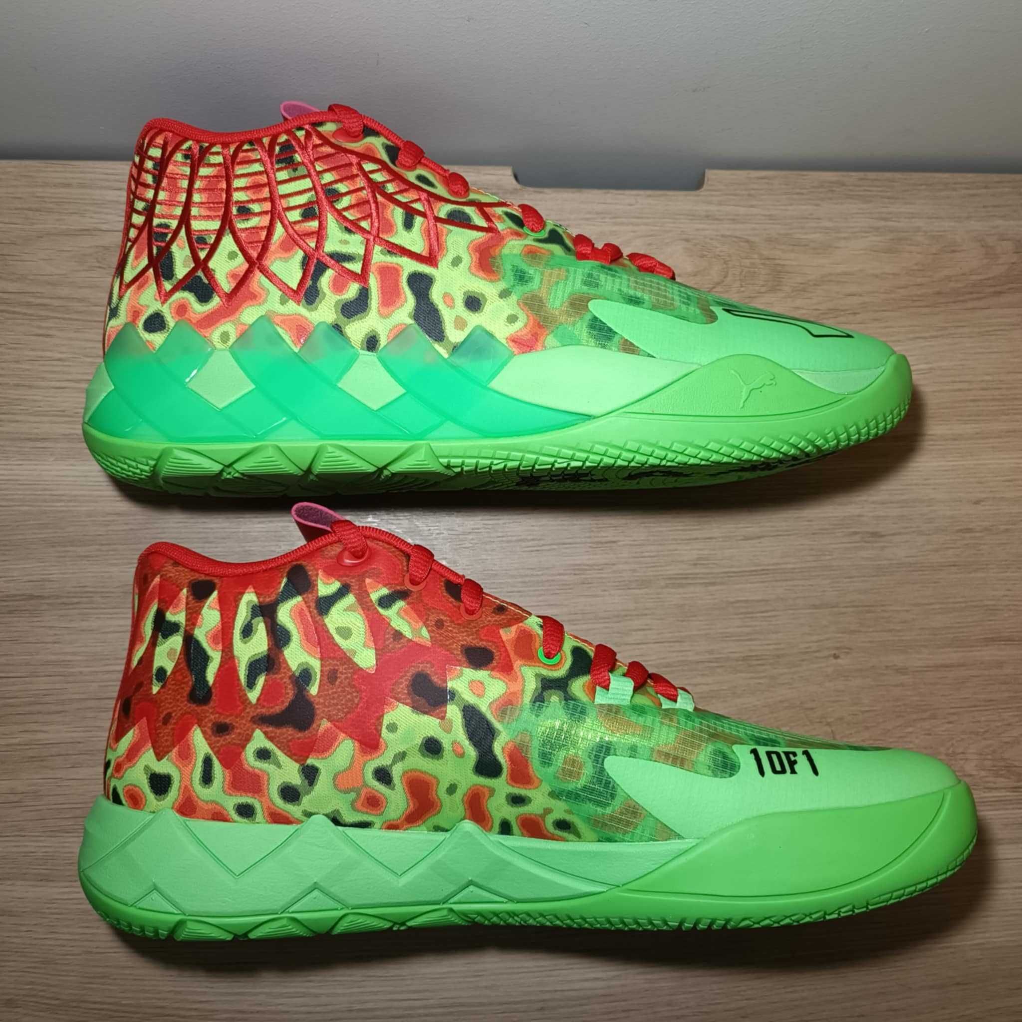 Puma MB.01 Thermal r. 46 (30 cm) Fluro Green Pes-PUMA Red