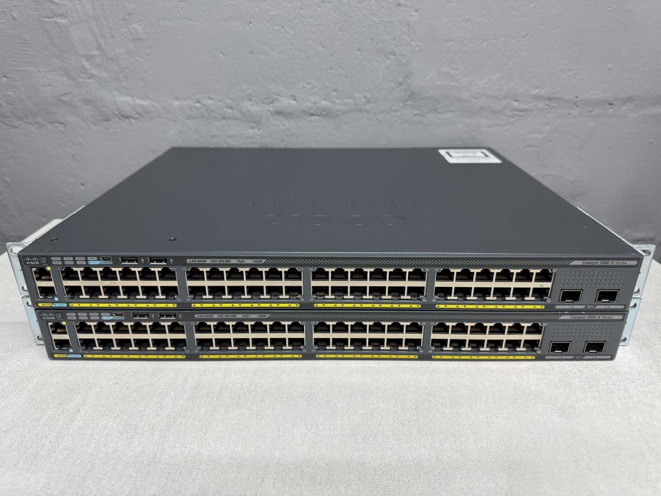 Коммутаторы Cisco Catalyst WS-C2960X-48FPD-L(10G/SFP+) безнал/гарантия