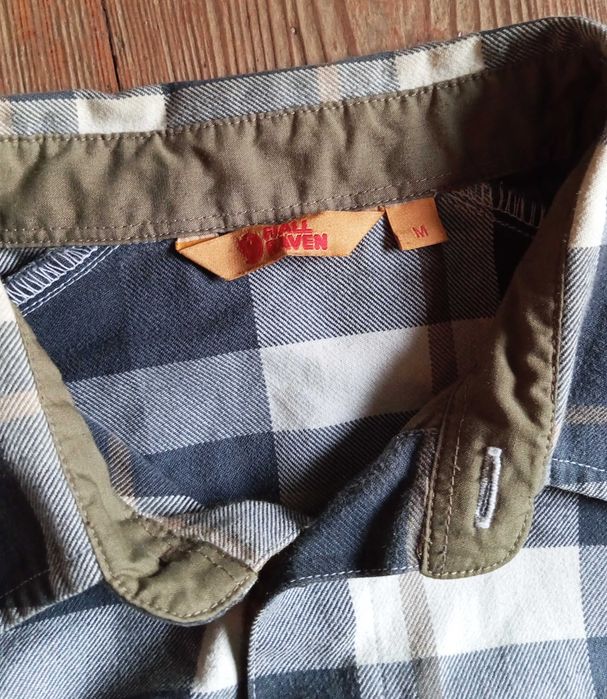 Fjallraven koszula w kratę, bawełna, rozm.M
