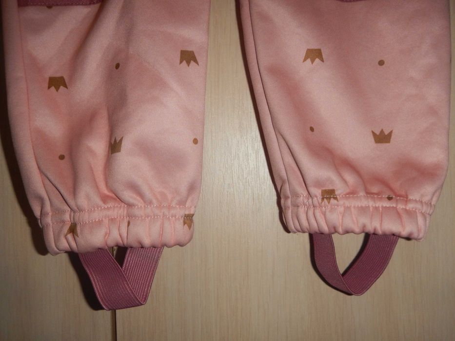 Комбінезон софтшел рожевий корона lupilu р.98-104см(3-4роки)