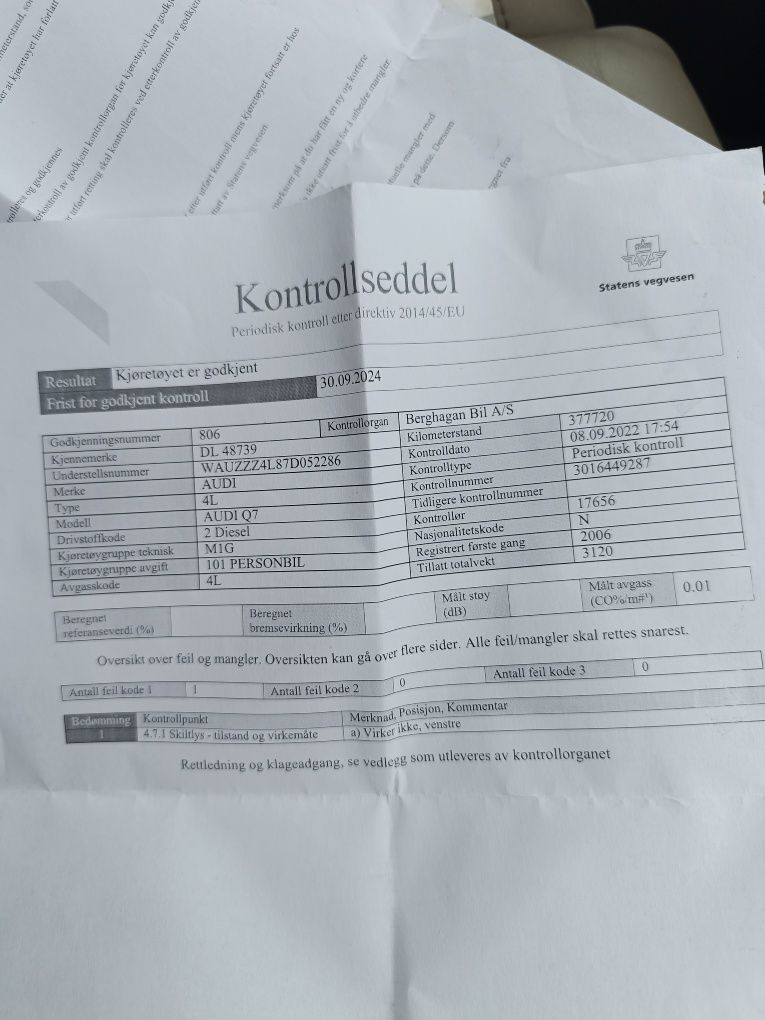Свіжа Audi Q 7.    3.0TDI