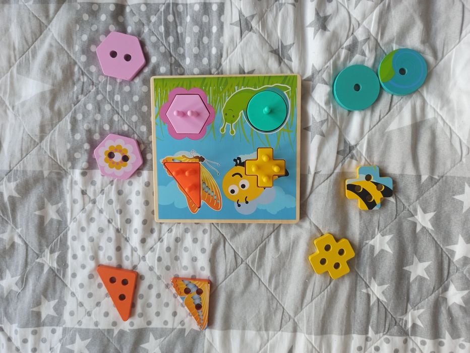 Playtive puzzle ukladanka sorter Lidl 2+