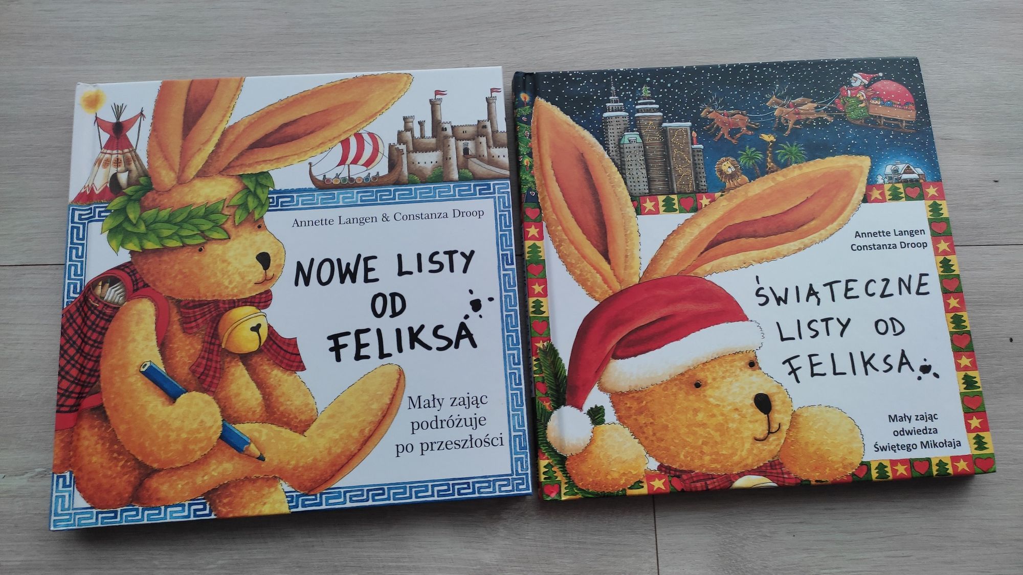 dwie książki Listy od Feliksa