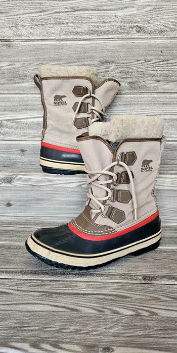 Śniegowce damskie Sorel zimowe ocieplane wkładka filc wodoodporne 39
