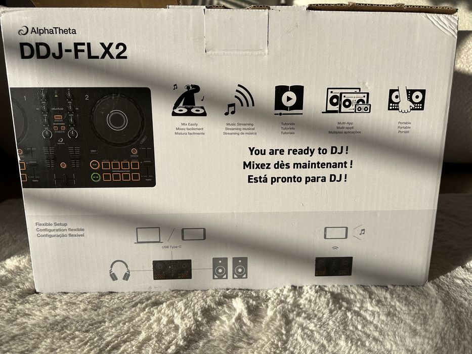 Kontroler DJ alpha theta DDJ-FLX2 czarny TOMI-TECH