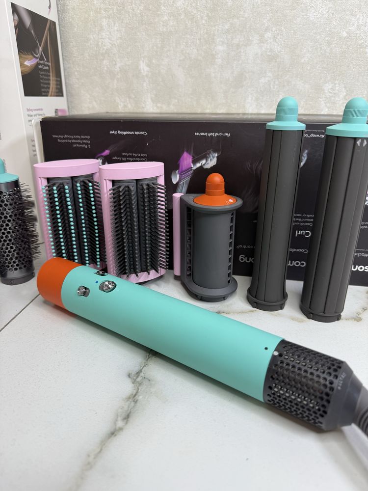 Преміум Стайлер Dyson Airwrap Fuchsia Ceramic Pop Vince Blue Дроп Опт