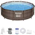 Bestway basen Stelażowy 366x100cm 9w1 rattan 56709