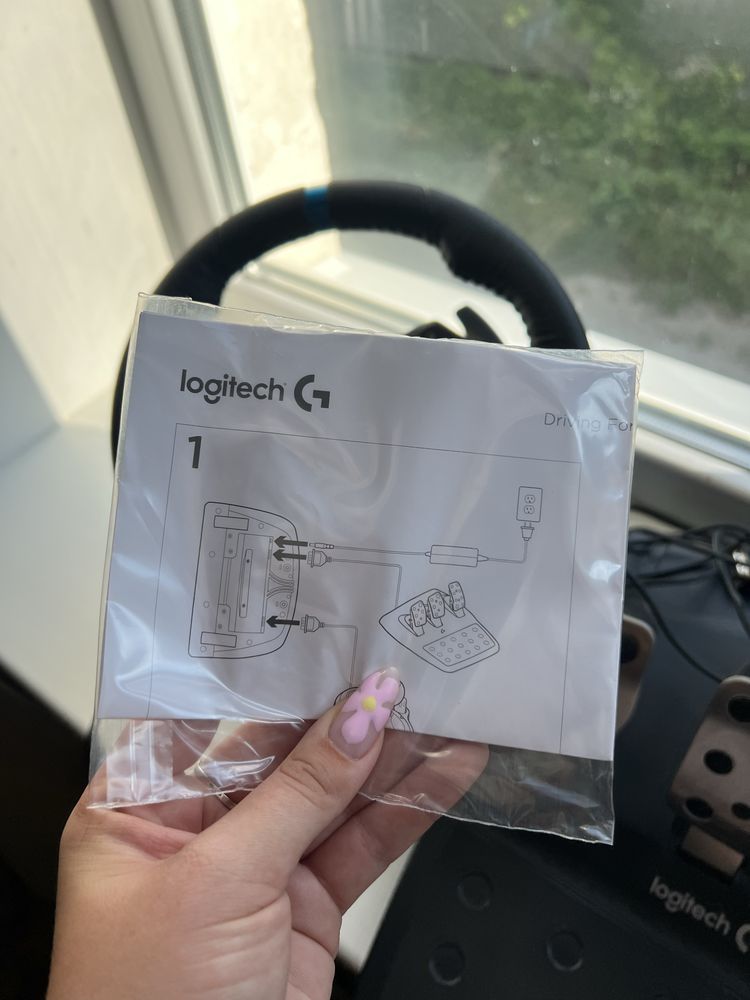Руль Logitech G-29 з педалями та шифтером КПП