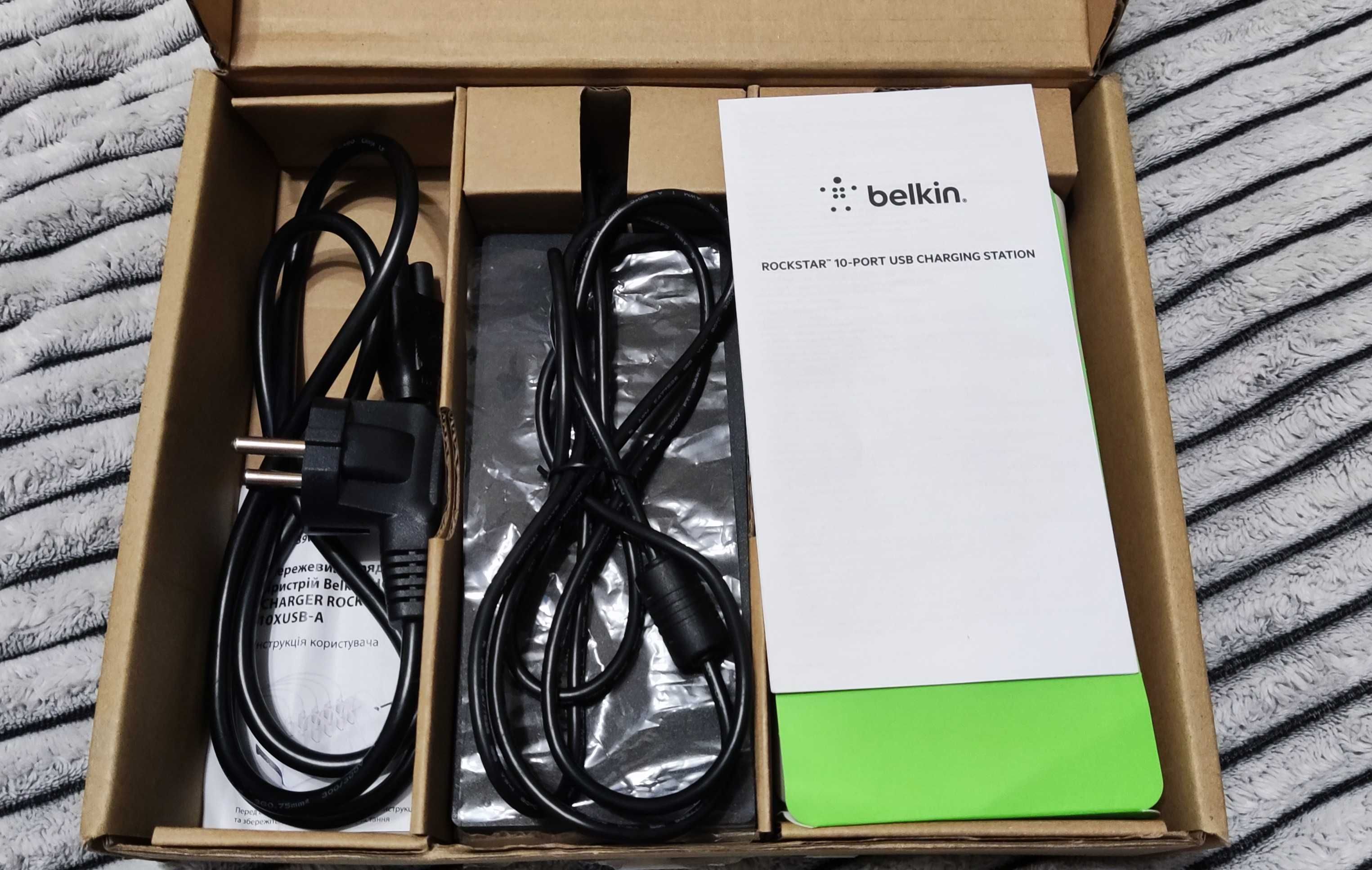 Зарядна станція Belkin RockStar 10-Port USB Charging Station
