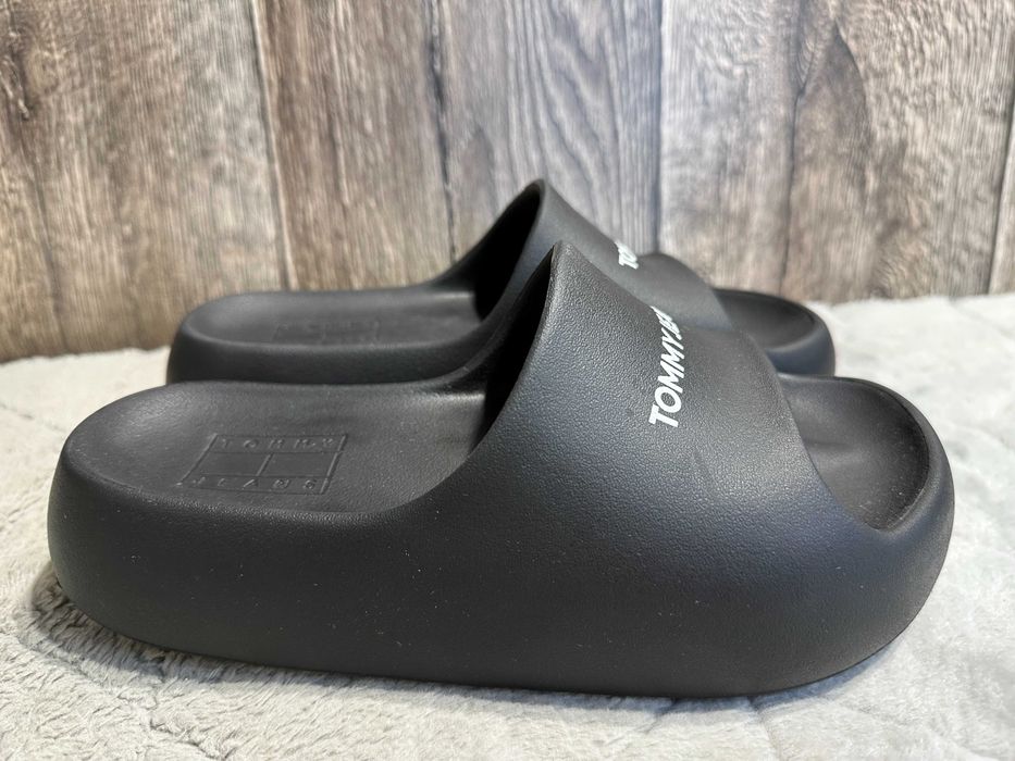 buty klapki damskie sandaly tommy hilfiger chunky flatform slide 39/40