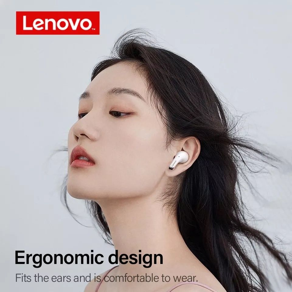 Lenovo Słuchawki bezprzewodowe dokanałowe BT LP5 biale